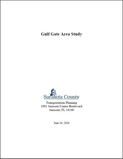 2021 Gulf Gate Traffic Study