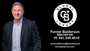 Forest Balderson Realtor Business Card